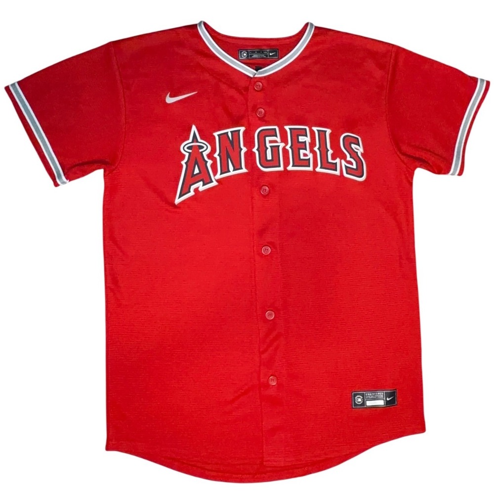 Los Angeles Angels Nike‎ MLB Baseball Jersey – Red – Women's Large
